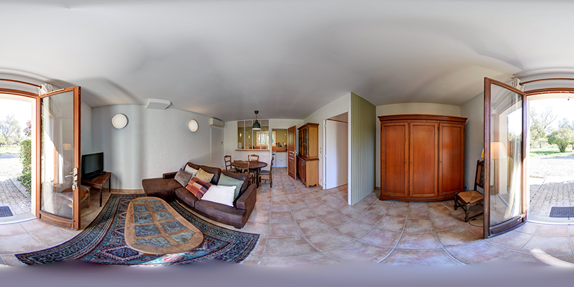 Visite virtuelle 360° de Château de Cassana à Saint-Sauveur – Gîte – Webvisite