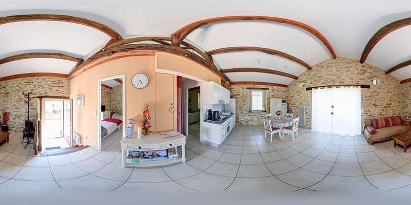 Visite virtuelle 360° de La Grange Leon à Chaumes-en-Retz – Résidence hôtelière – Webvisite