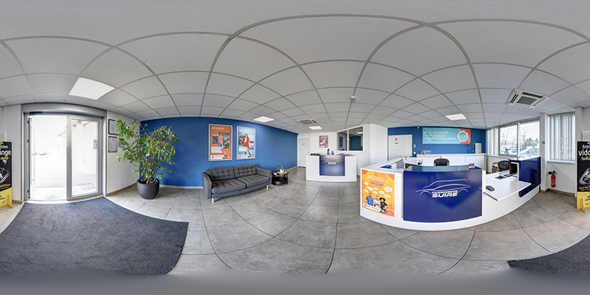 Visite virtuelle 360° de Carrosserie Mécanique Suire Automobiles à Le Haillan – Concessionnaire automobile – Webvisite