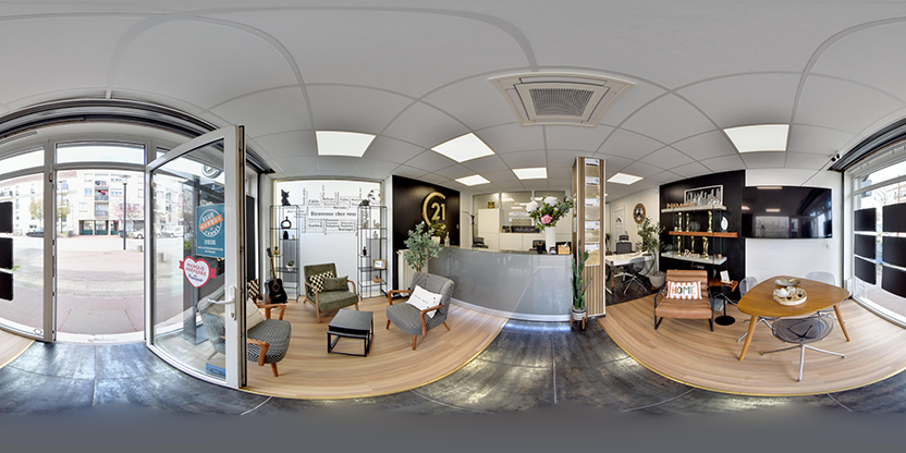 Visite virtuelle 360° de Century 21 ASF Immo à Trappes – Agence immobilière – Webvisite