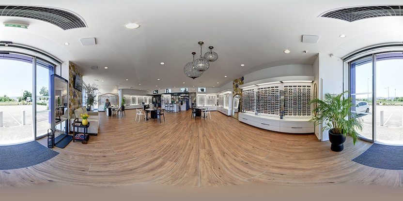 Visite virtuelle 360° de Optic 2000 - Opticien Salaise-sur-Sanne à Salaise-sur-Sanne – Opticien – Webvisite