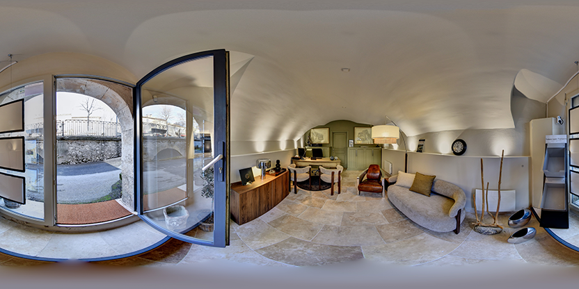Visite virtuelle 360° de Valancogne Immobilier à Eygalières – Agence immobilière – Webvisite