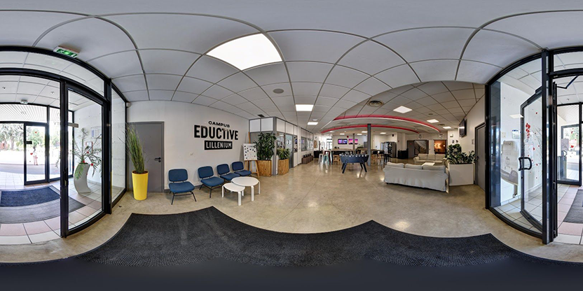 Visite virtuelle 360 de Campus Eductive Lille - Lillenium - Lille