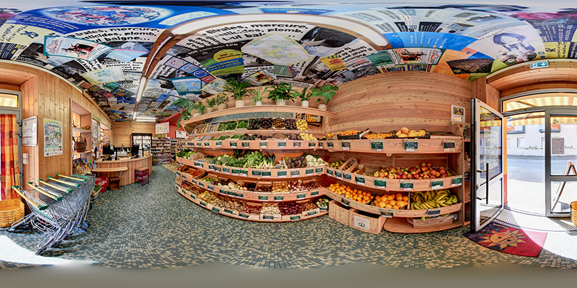 Visite virtuelle 360° de Coopérative Sonneblüem à Colmar – Magasin d'alimentation bio – Webvisite