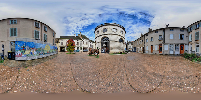 Visite virtuelle 360 de Halle Ronde - Givry