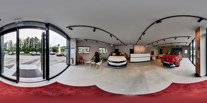 Visite virtuelle 360° de Geneuille Automobiles à Geneuille – Concessionnaire automobile – Webvisite