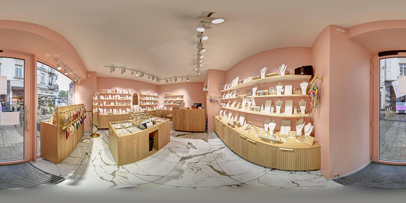 Visite virtuelle 360° de Marceau et Inès - Angers à Angers – Bijouterie – Webvisite