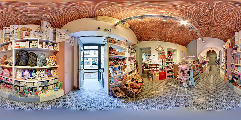 Visite virtuelle 360° de Little Michèle et Noëlle à Bastia – Vêtements pour enfants – Webvisite