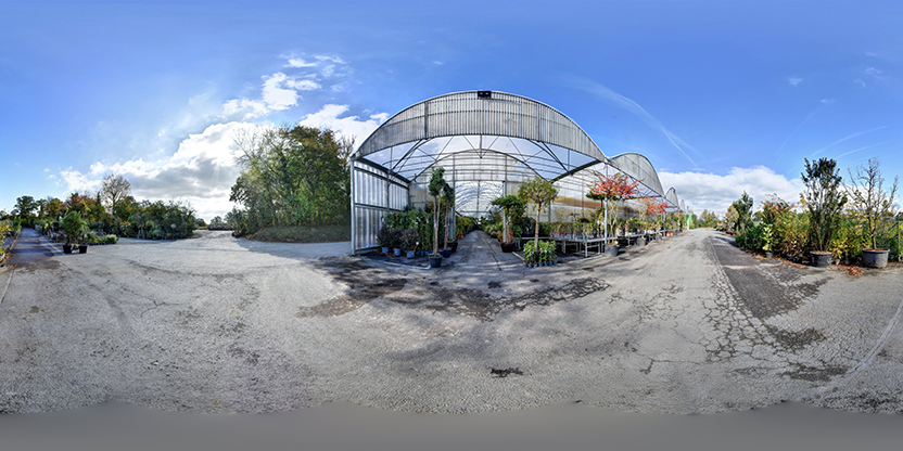 Visite virtuelle 360 de Les Jardins de l'Oise a Hambye en Normandie - Webvisite