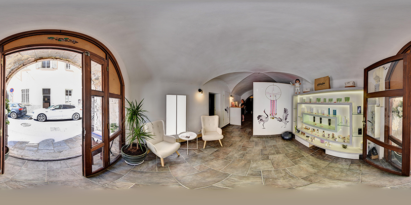 Visite virtuelle 360° de Mahina à Ajaccio – Institut de beauté – Webvisite