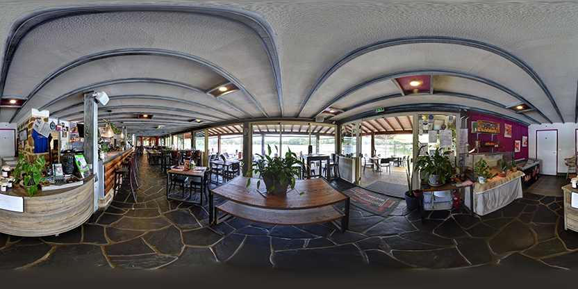 Visite virtuelle 360° de Restaurant l'élot à Saint-Jal – Restaurant – Webvisite