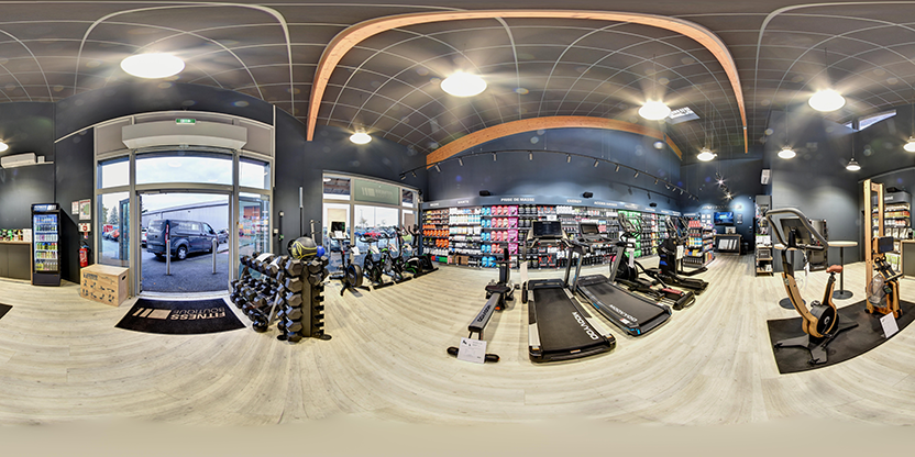 Visite virtuelle 360° de FitnessBoutique - Thonon-les-Bains à Douvaine – Magasin d'articles de sports – Webvisite