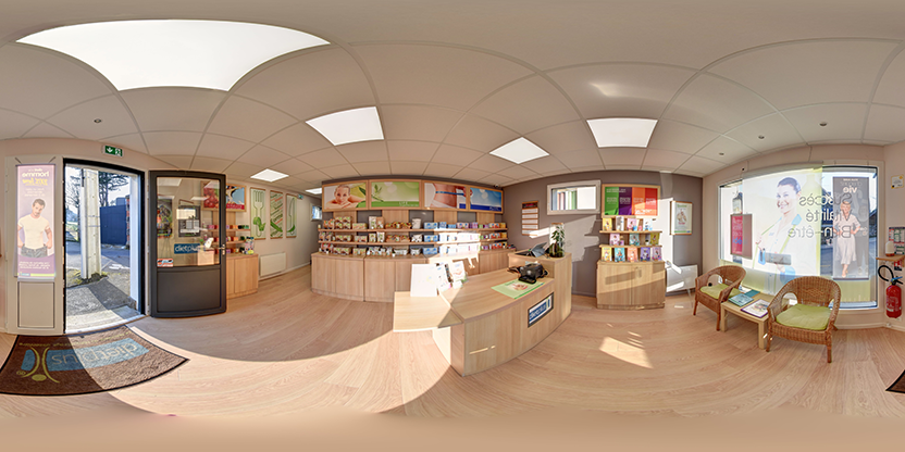 Visite virtuelle 360° de Dietplus Lannion à Lannion – Boutique de produits diététiques – Webvisite