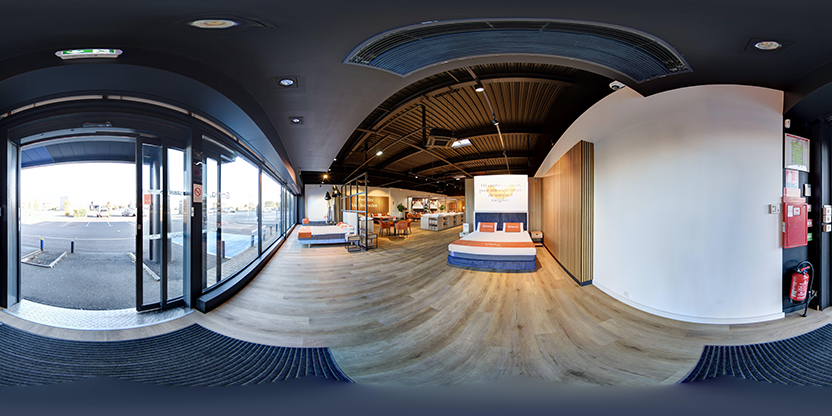 Visite virtuelle 360° de Emma Store Bordeaux à Mérignac – Magasin de meubles – Webvisite