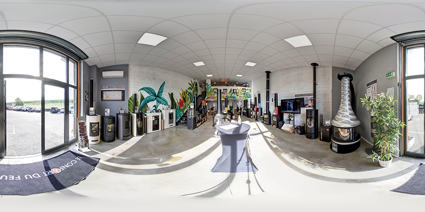 Visite virtuelle 360 de Le Confort du Feu - Muret