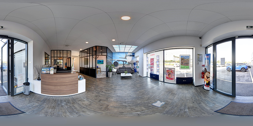 Visite virtuelle 360 de Paréo Voyages - Perpignan