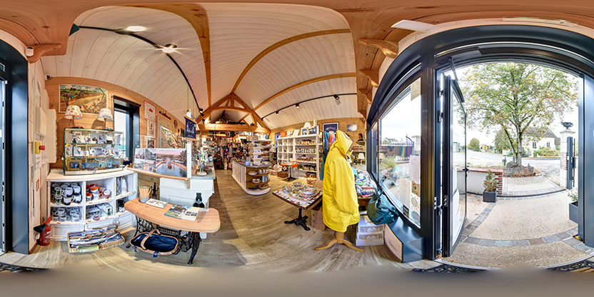 Visite virtuelle 360° de La Maison du Pont Canal à Briare – Boutique de cadeaux – Webvisite