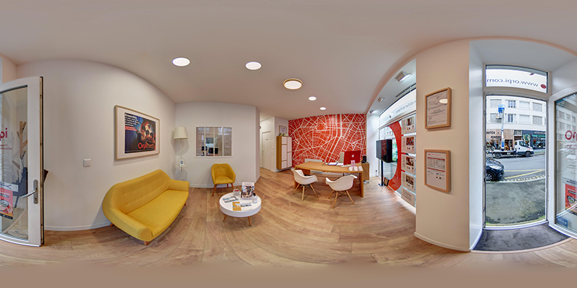 Visite virtuelle 360° de Orpi Saint-Louis Immo Brest à Brest – Agence immobilière – Webvisite