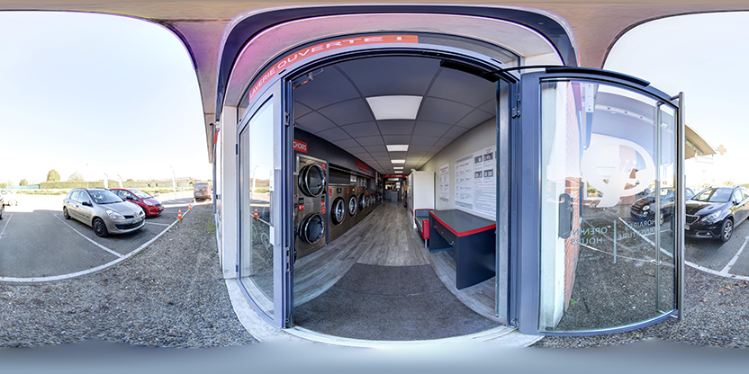 Visite virtuelle 360 de Laverie Speed Queen Montauban Aussonne - Montauban
