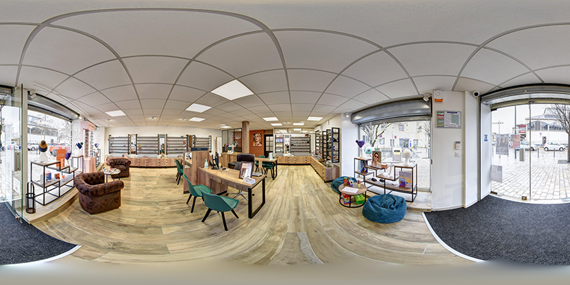 Visite virtuelle 360° de Optique de l'Albinque à 81100 – Opticien – Webvisite
