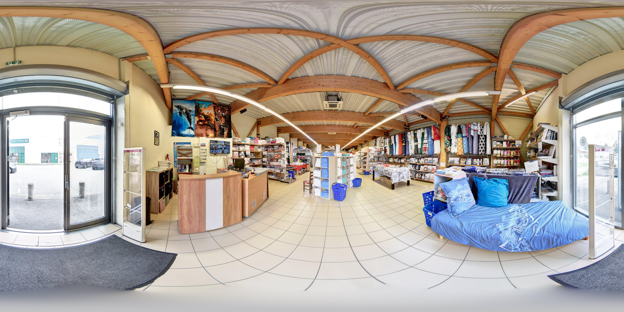 Visite virtuelle 360 de Alpes Blanc à Gilly-sur-Isère – Magasin de décoration – Webvisite