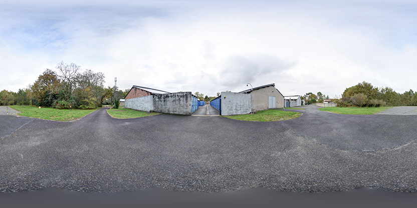 Visite virtuelle 360° de Stockebox à Pessac – Location de box – Webvisite