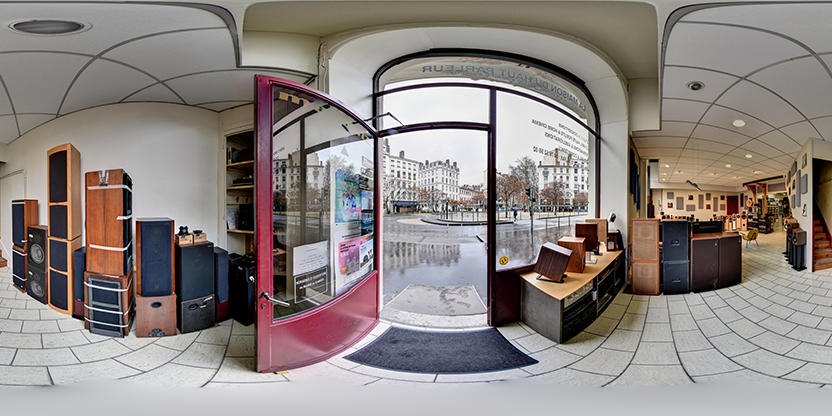 Visite virtuelle 360° de La Maison du Haut-Parleur - Lyon à Lyon – Magasin d'instruments de musique – Webvisite