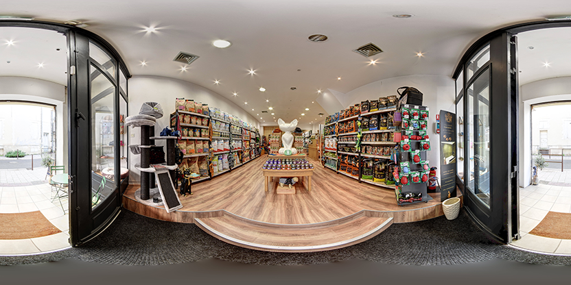 Visite virtuelle 360° de O Chat Perché à Agen – Supérette – Webvisite