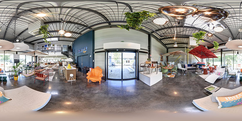 Visite virtuelle 360° de Ginette Design à Escalquens – Magasin de meubles – Webvisite