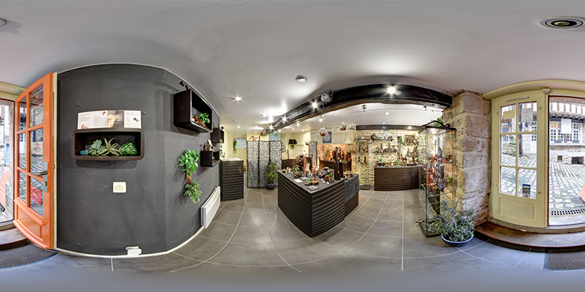 Visite virtuelle 360° de Katell Leclaire à Dinan – Bijouterie – Webvisite