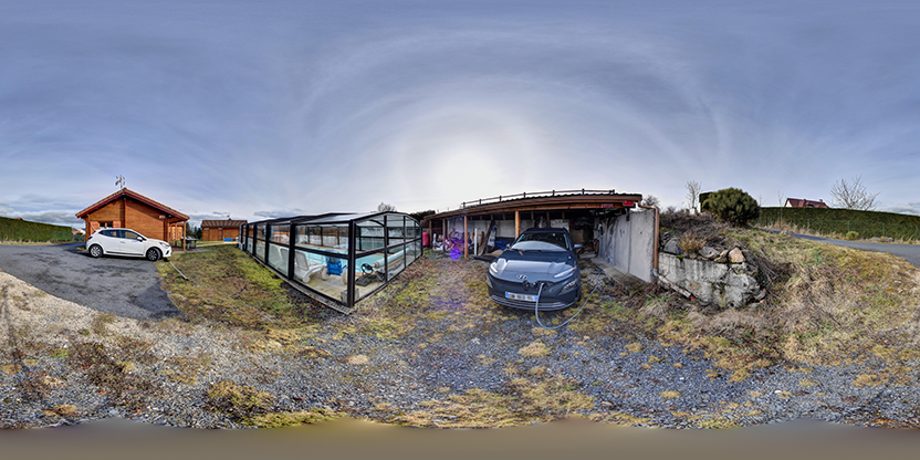 Visite virtuelle 360° de Gîtes Bon Air à Saint-Flour – Gîte – Webvisite