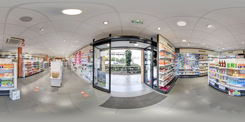 Visite virtuelle 360° de Pharmacie du Mas Drevon à Montpellier – Pharmacie – Webvisite