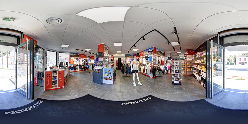 Visite virtuelle 360° de Foulées Pau Billère, Magasin de Running à Billère – Magasin d'articles de sports – Webvisite