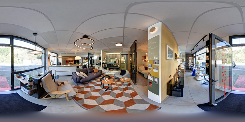 Visite virtuelle 360° de Extra-Muros Brest à Brest – Magasin de meubles – Webvisite