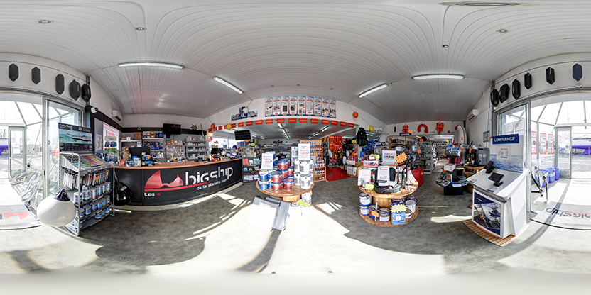 Visite virtuelle 360° de Acer Nautic à Leucate – Atelier de réparation – Webvisite