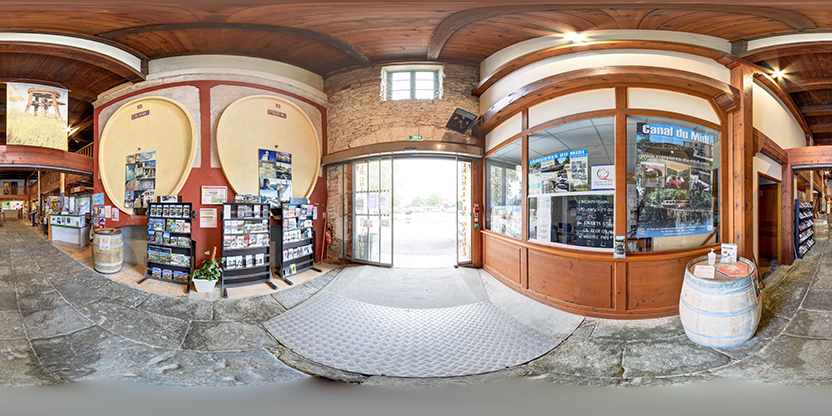 Visite virtuelle 360° de Maison des Vins du Minervois à Homps – Caviste – Webvisite