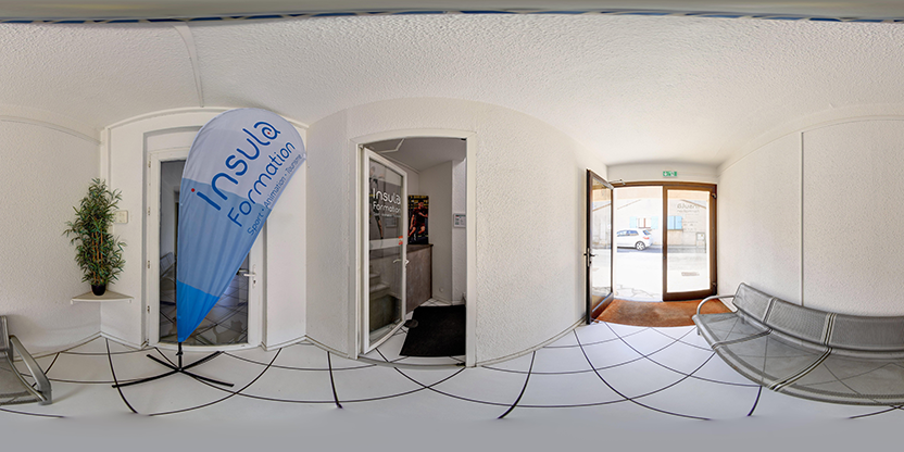 Visite virtuelle 360° de Insula Formation à Narbonne – Formation Professionnelle – Webvisite