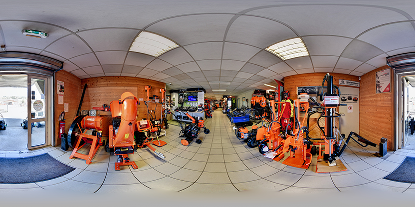 Visite virtuelle 360° de Cycloculture Netrablaise à Noirétable – Magasin de bricolage – Webvisite