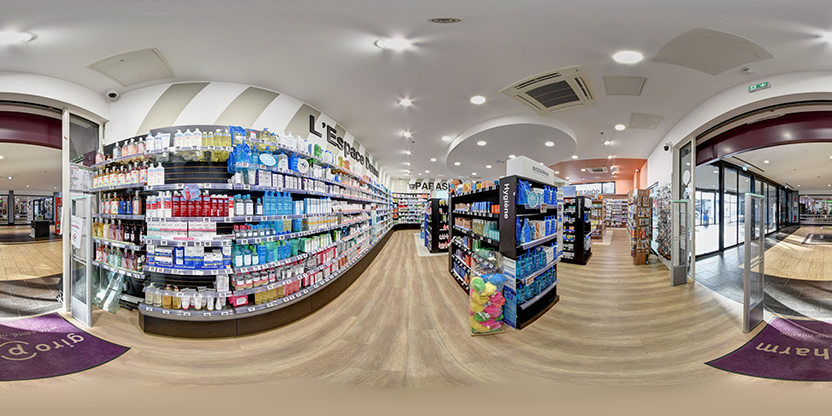 Visite virtuelle 360° de Pharmacie Viv'Erdre à La Chapelle-sur-Erdre – Pharmacie – Webvisite