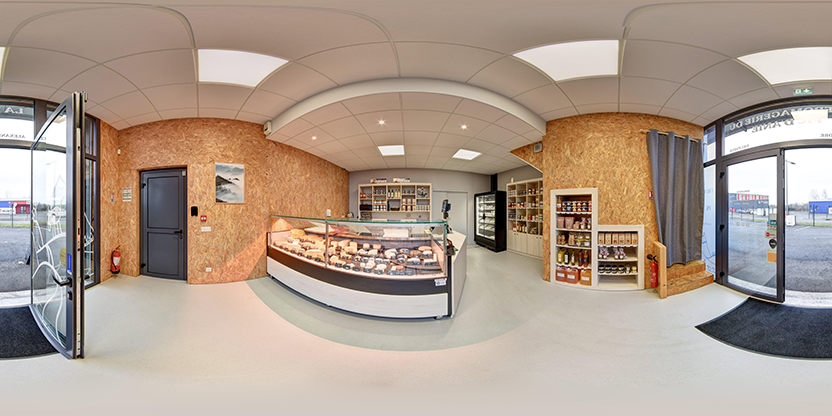 Visite virtuelle 360 de Fromagerie du Pic d'Anie a Pau - Webvisite