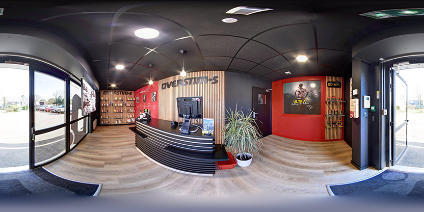 Visite virtuelle 360° de Overstim.s à Plescop – Boutique de produits diététiques – Webvisite
