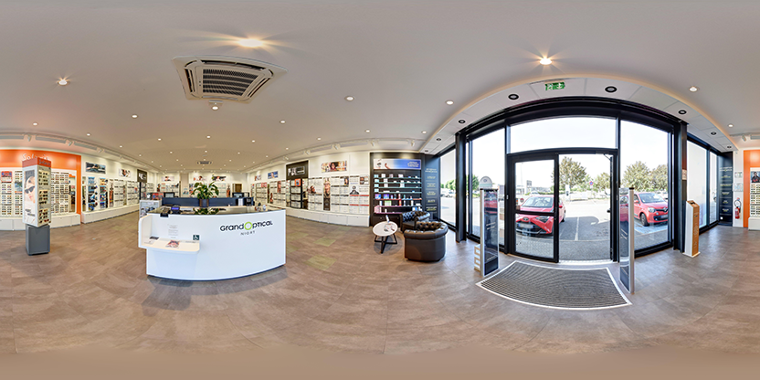 Visite virtuelle 360° de Opticien Niort GrandOptical à Niort – Opticien – Webvisite