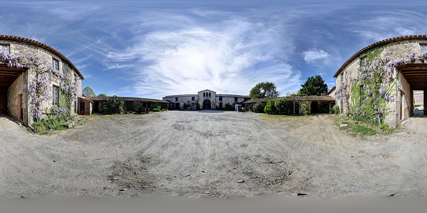 Visite virtuelle 360° de Château de la Preuille - Vignoble Historique à Montaigu-Vendée – Vignoble – Webvisite