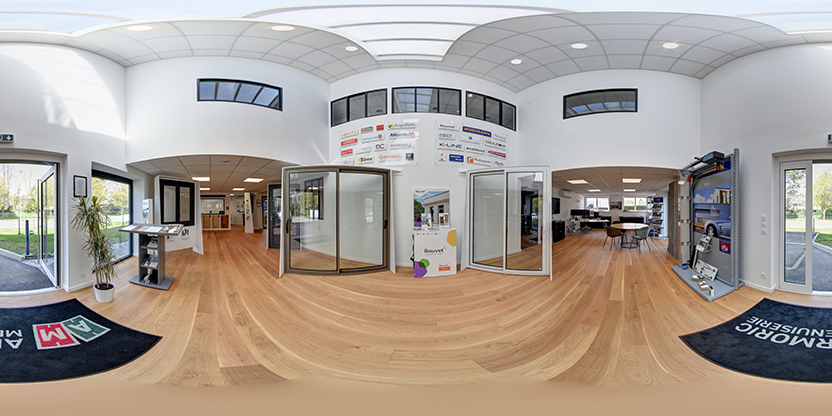 Visite virtuelle 360° de Armoric Menuiserie Rennes à Pacé – Menuisier – Webvisite