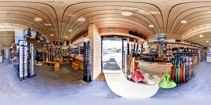 Visite virtuelle 360° de Ekosport-Rent Antoine Ski - Location ski Avoriaz à Morzine – Location de ski – Webvisite
