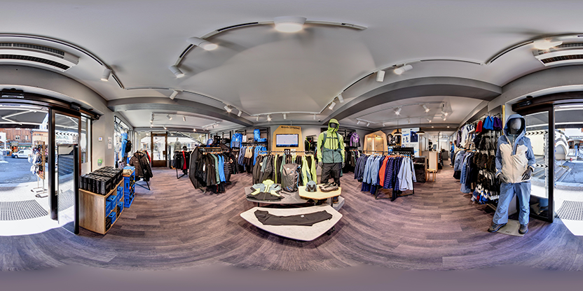 Visite virtuelle 360° de Ekosport-Rent Versant Est - Location ski La Clusaz à La Clusaz – Location de ski – Webvisite