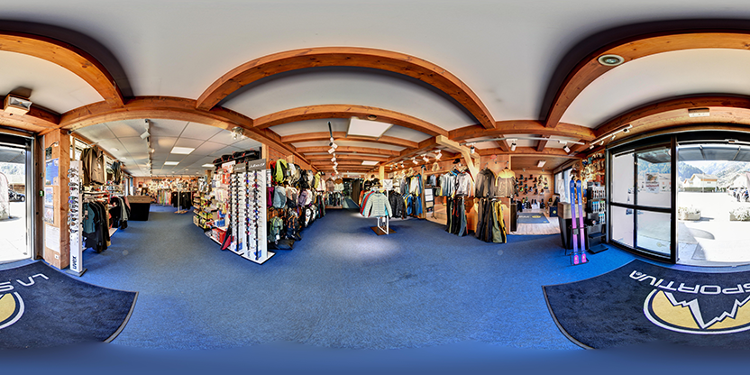 Visite virtuelle 360° de Versant Nord à Thônes – Location de ski – Webvisite