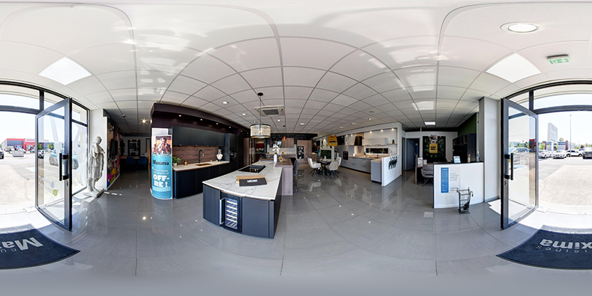 Visite virtuelle 360° de Cuisines Maxima - Carcassonne à Carcassonne – Cuisiniste – Webvisite