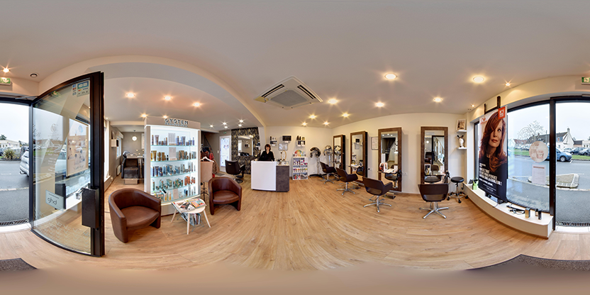 Visite virtuelle 360 de CVF Coiffure by Viva La Vie a Fontaine-la-Guyon - Webvisite