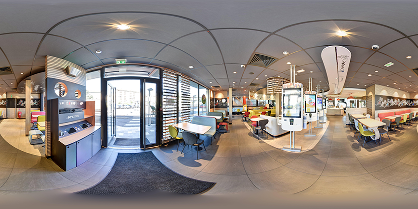 Visite virtuelle 360° de McDonald's Aurillac à Aurillac – Restauration rapide – Webvisite